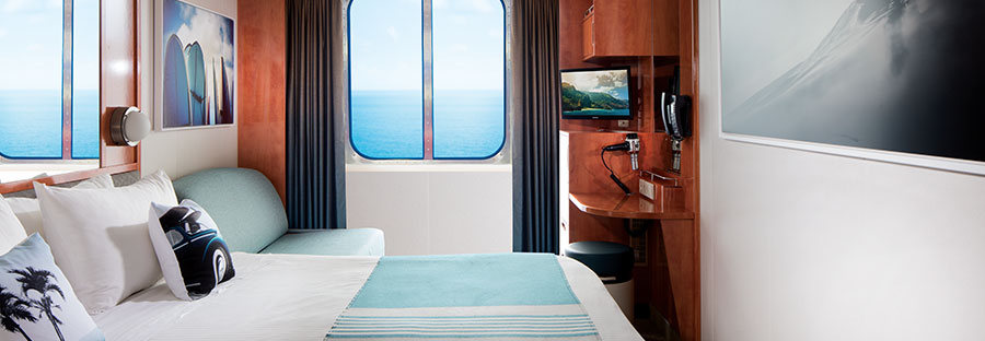 Hawaiian Islands Cruise ocean view-cabin with balcony