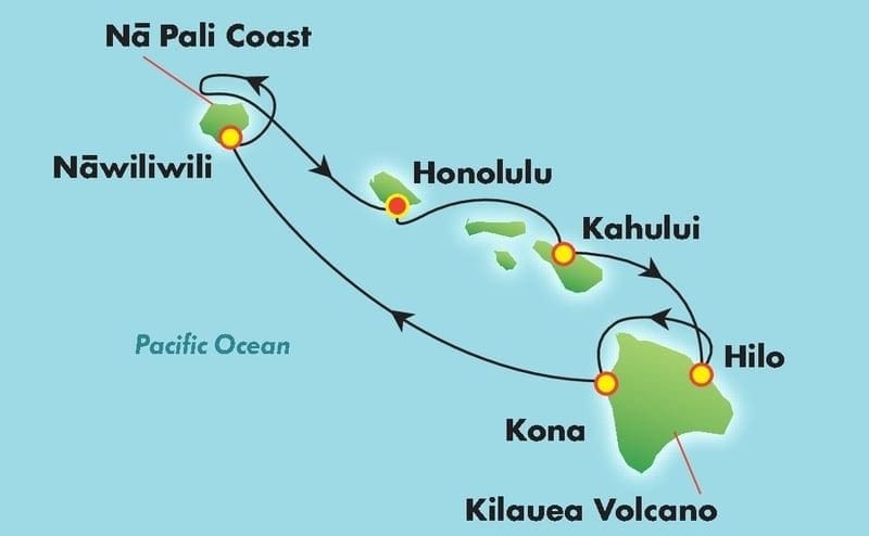 7-Day Hawaii Cruise Itinerary