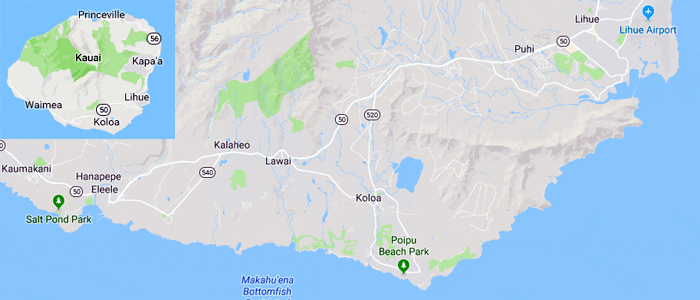 kauai-south-shore-map