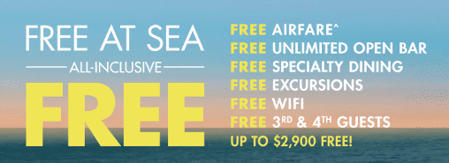 NCL Free at Sea Promotion