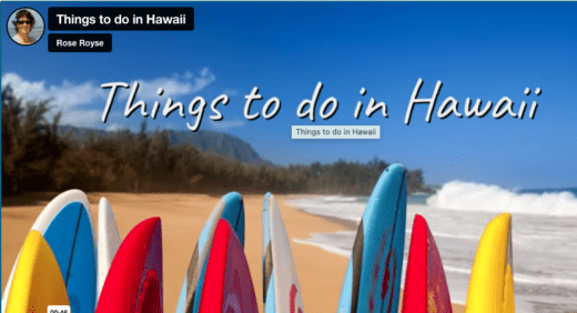 A beach with surfboards on it and the words " things to do in hawaii ".