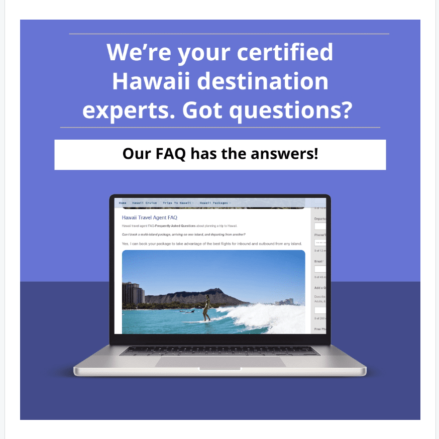 Hawaii Travel Agent FAQ